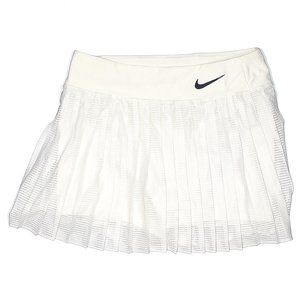 Nike Women's Premier Pleated Victory Skirt WHITE SZ SMALL